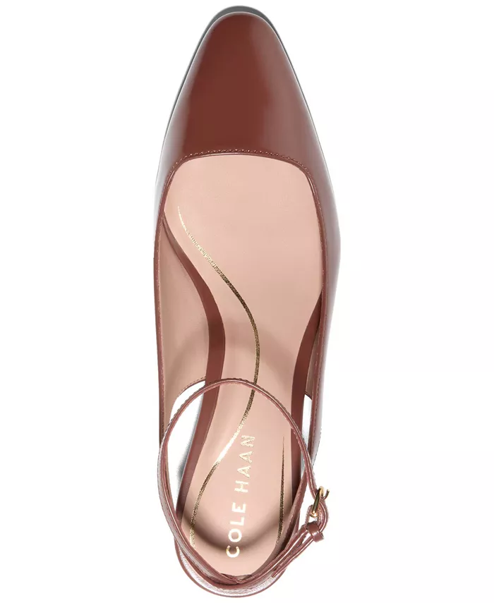 Женские туфли-лодочки Paden с ремешком на щиколотке Cole Haan, коричневый — фото 3