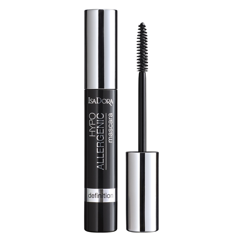

Тушь для чувствительных глаз hypo-allergenic mascara Isadora, цвет black, 10 мл
