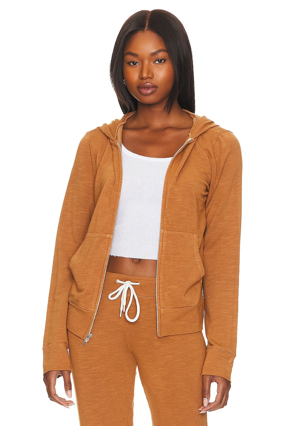 

Толстовка MONROW Zip Up Hoody, цвет Hazelnut