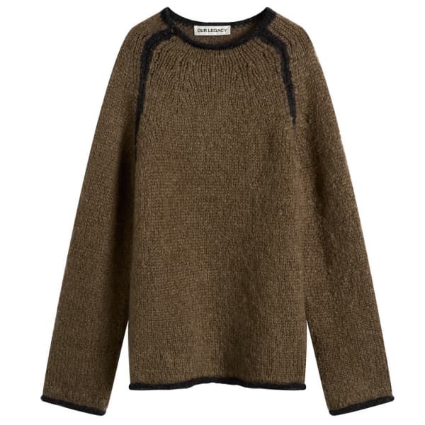 

Джемпер Rider с круглым вырезом Our Legacy, Steel Mohair