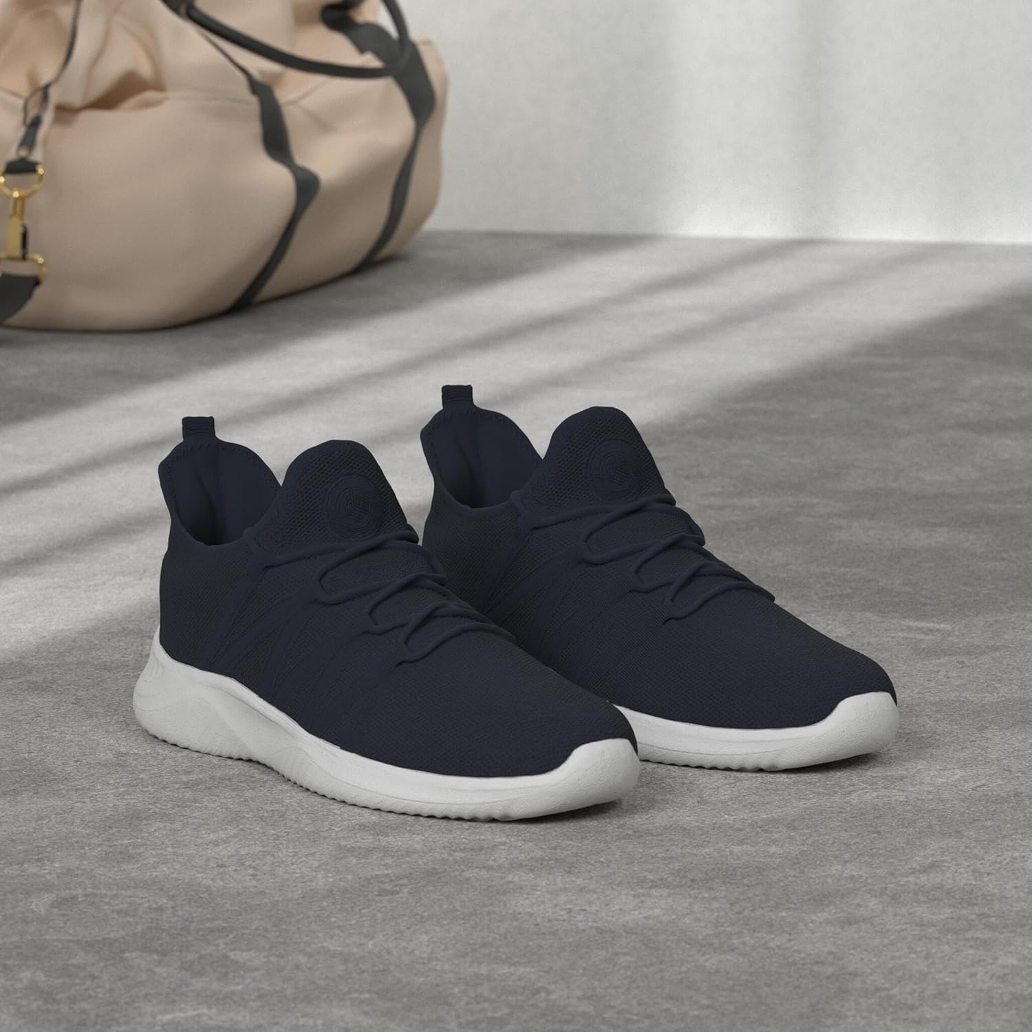 Мужские кроссовки Feethit с легкой посадкой, дышащие, удобные, модные, противоскользящие, синий — фото 3