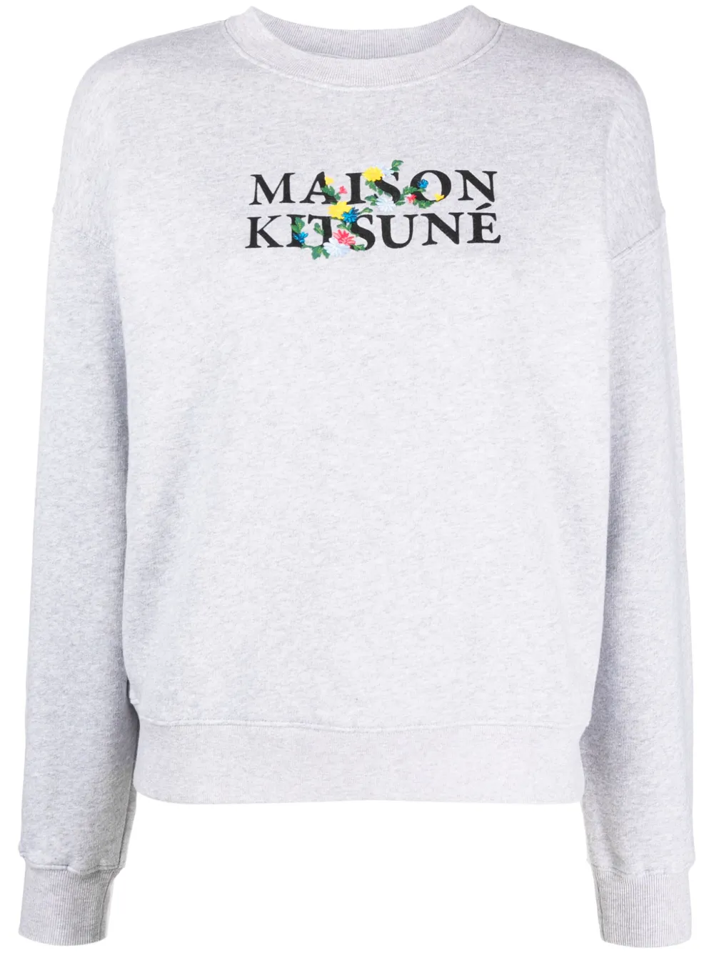 

Толстовка с логотипом Maison Kitsuné, серый