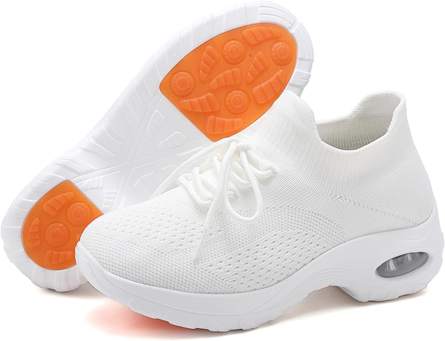 

Комфортная обувь Orthowear для женщин и мужчин, ортопедическая обувь с амортизирующей стелькой, унисекс, с поддержкой свода стопы, слипоны для медсестер, дышащие сетчатые повседневные кроссовки, удобные для бега и ходьбы Generic, белый