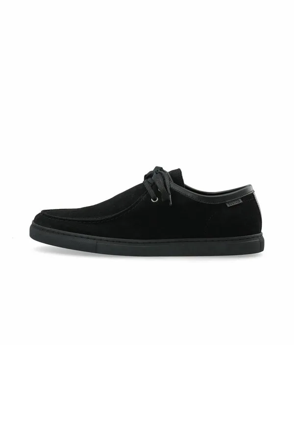 Мокасины-Йоркширские кеды на шнуровке Bianco, Black