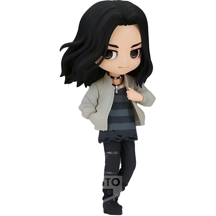 

Фигурка Qposket Collection, Tokyo Revengers Tokyo Revengers, Kenji A Style Chibi в сером повседневном наборе BANPRESTO, Venue Guy-Casual Edition-Style A