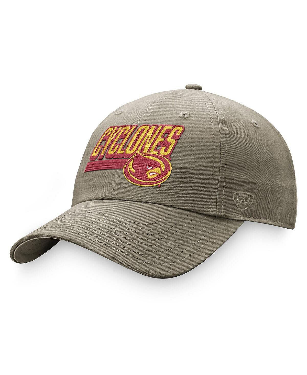 

Мужская регулируемая шляпа цвета хаки Iowa State Cyclones Slice Top of the World