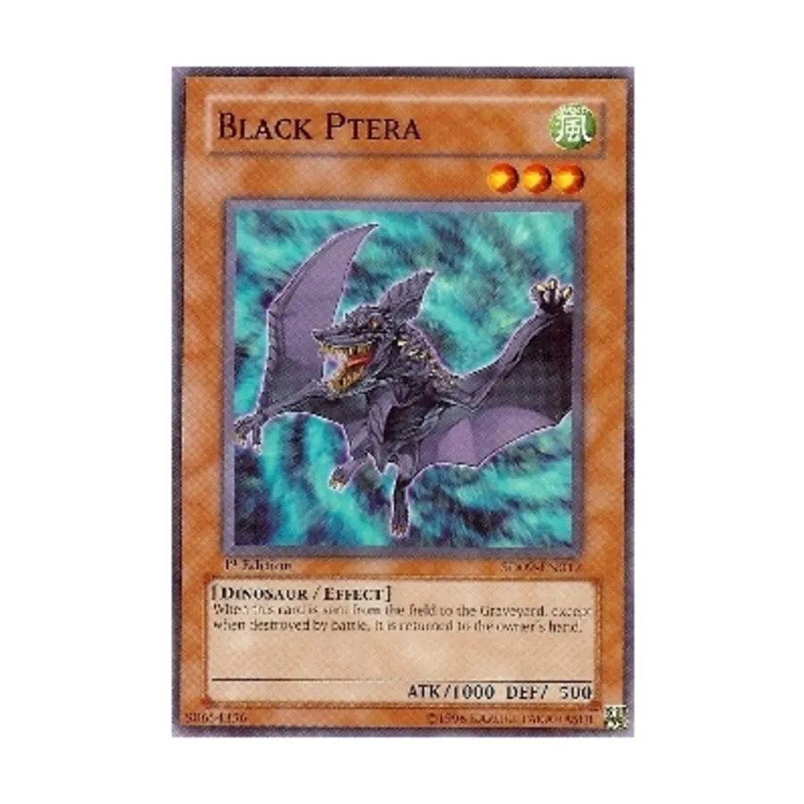 

CCG Черная птера (Обычная), Yu-Gi-Oh - Structure Deck - Dinosaur's Rage - Singles