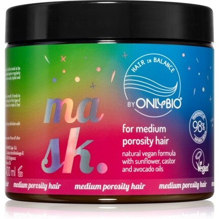 

Onlybio Питательная маска для волос Hair In Balance - 400 мл, для сухих волос