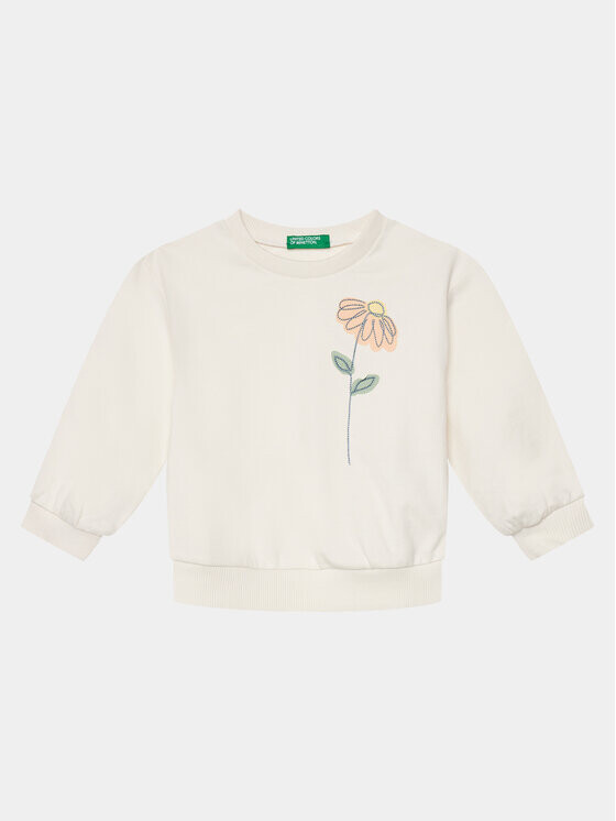 

Толстовка оверсайз United Colors Of Benetton, экрю