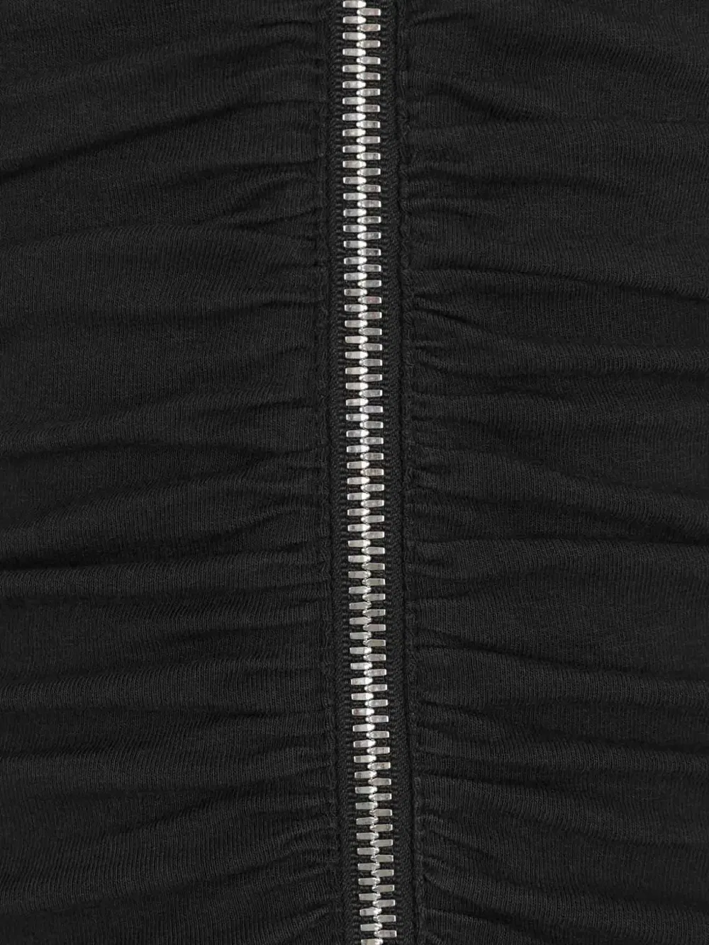Платье на молнии со сборками Alexander Wang, черный — фото 3
