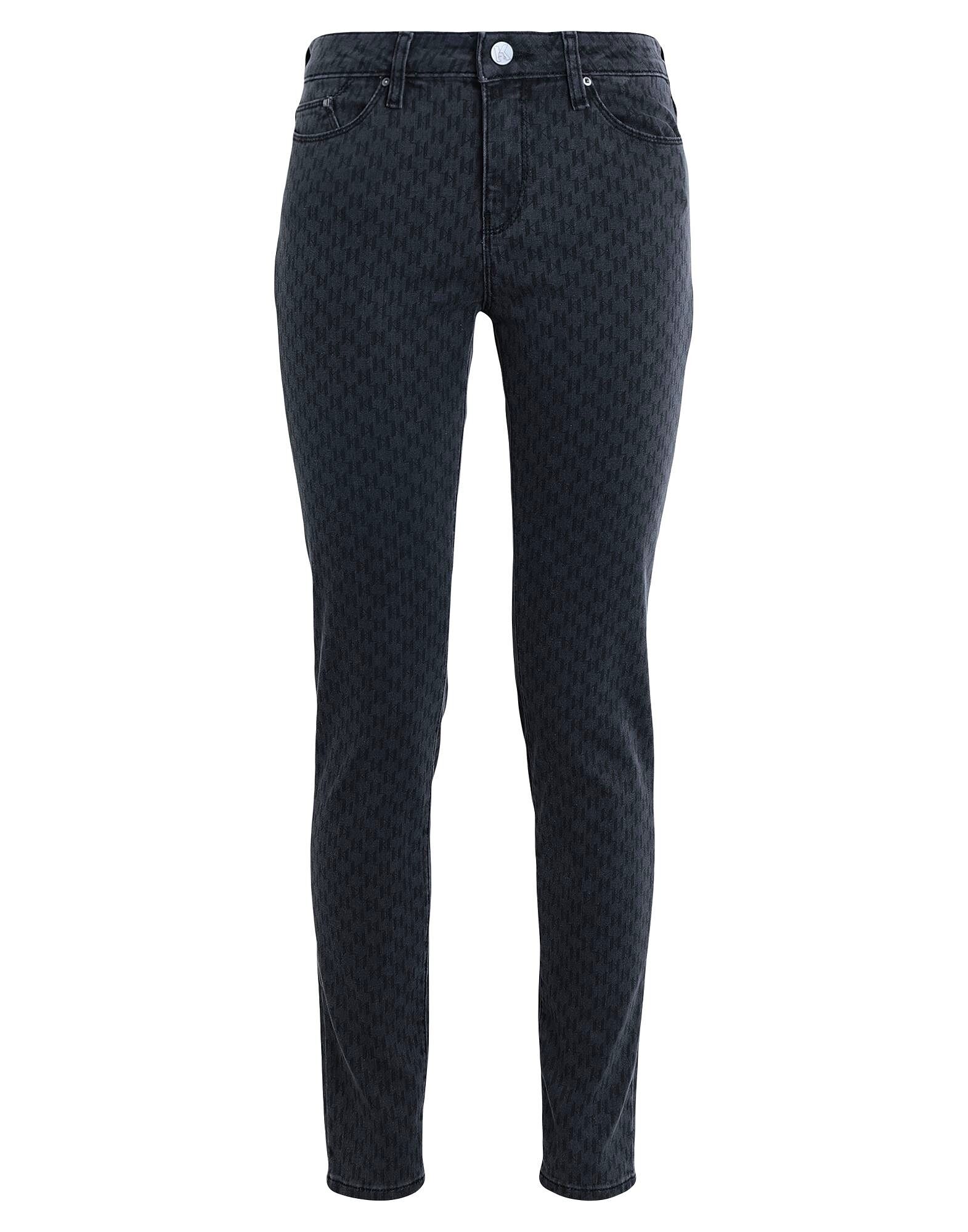 

Джинсы Kl Monogram Skinny Denim Pants Karl Lagerfeld, свинцовый
