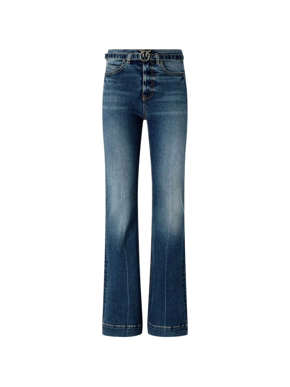 

Джинсы из денима с ремнем PINKO, синий