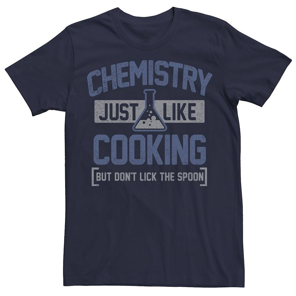 

Футболка Big & Tall Chemistry Cooking Humor Licensed Character, темно-синий