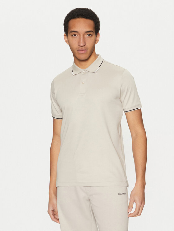 

Рубашка поло стандартный крой K10K114130 Calvin Klein, бежевый