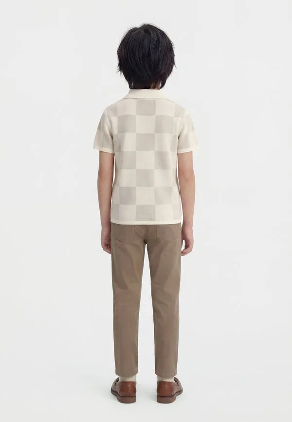 Рубашка в клетку jcosolana Jack & Jones Junior, Beige — фото 2