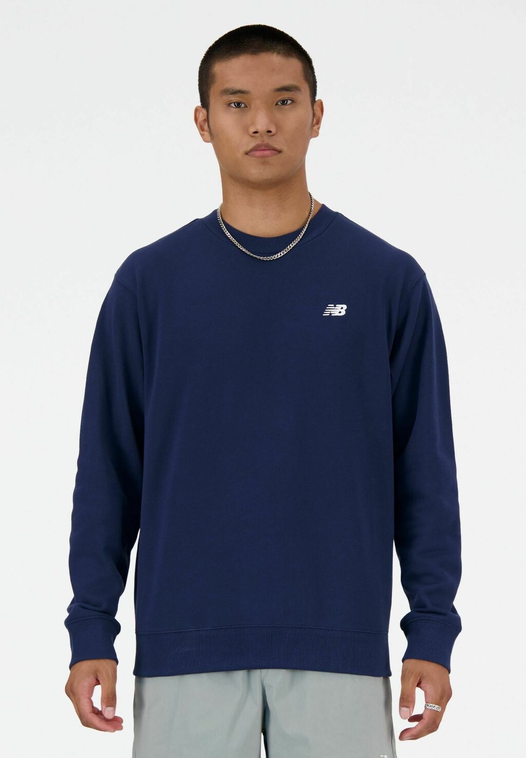 

Толстовка SPORT ESSENTIALS FRENCH TERRY CREW New Balance, синий