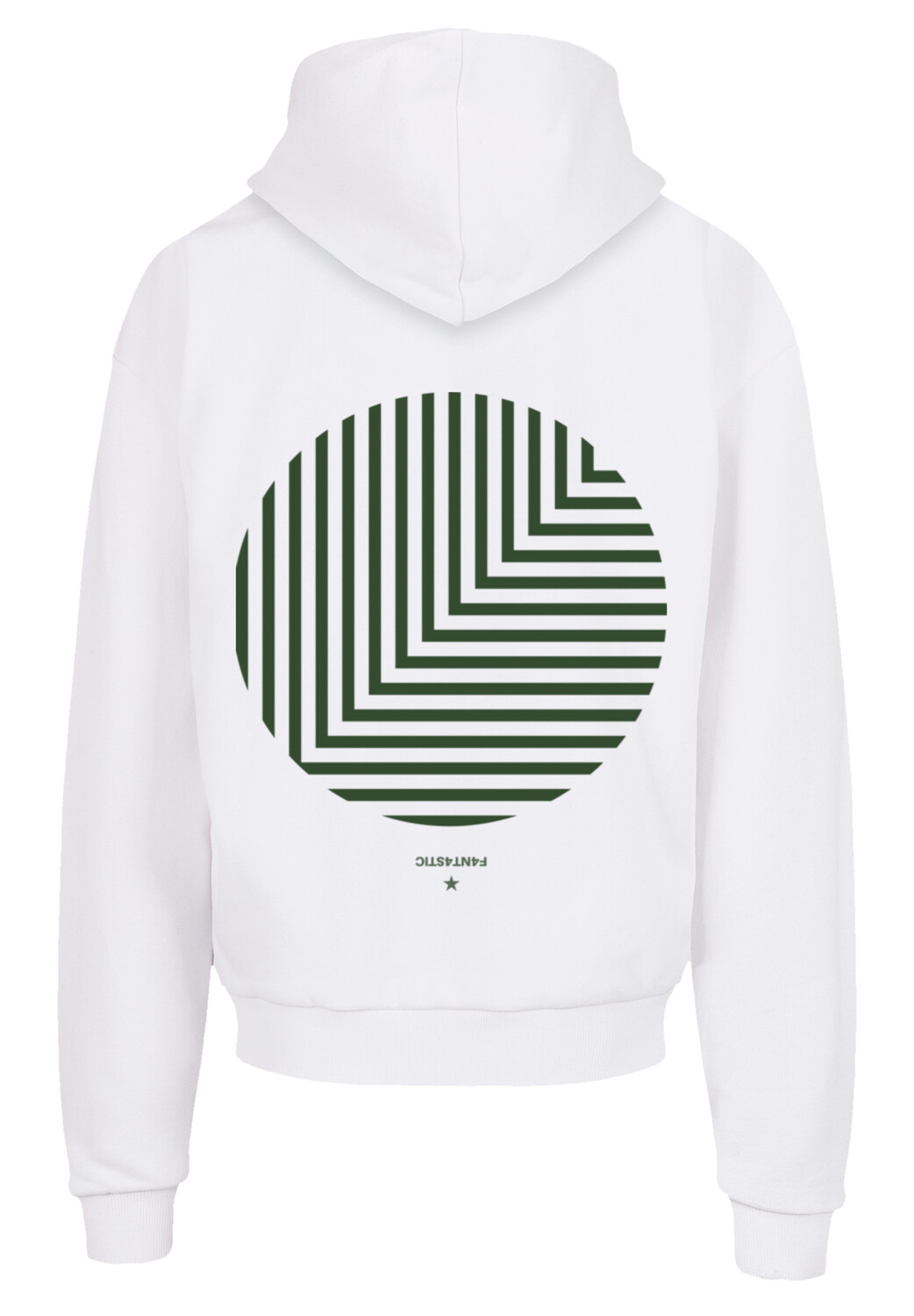 

Пуловер F4NT4STIC Ultra Heavy Hoodie Geometrics Grün, белый