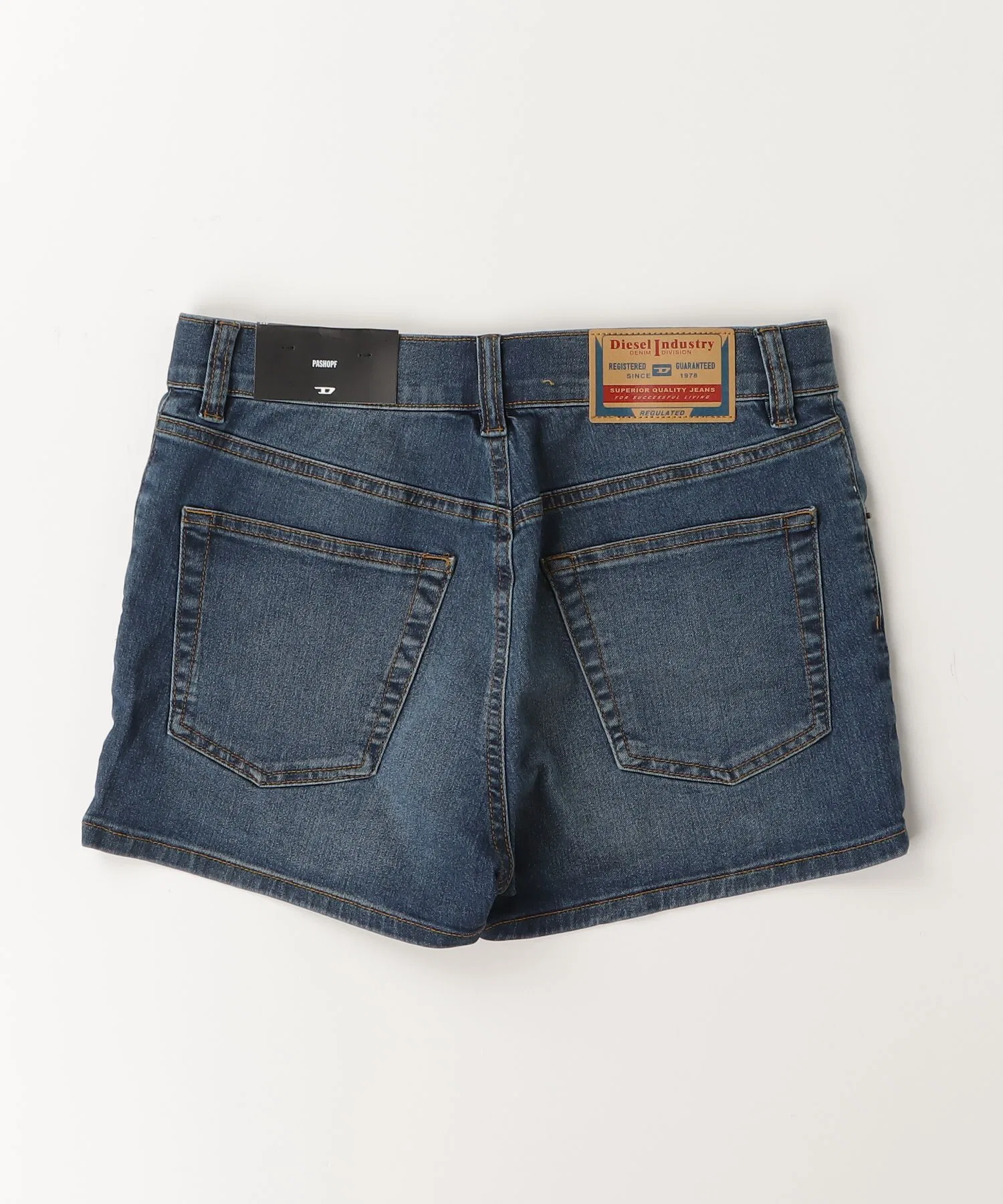 Детские джинсовые шорты DIESEL KIDS индиго — фото 2