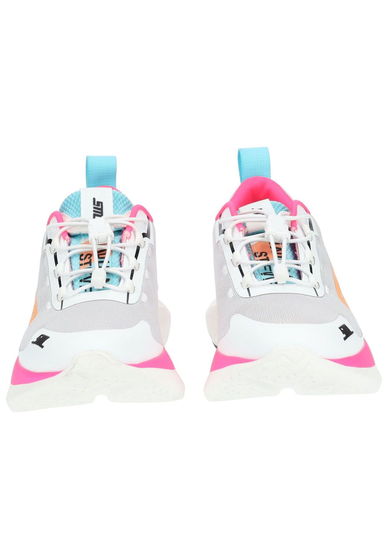Кроссовки из искусственной кожи/сетки STEVE MADDEN, цвет Blau/pink — фото 3