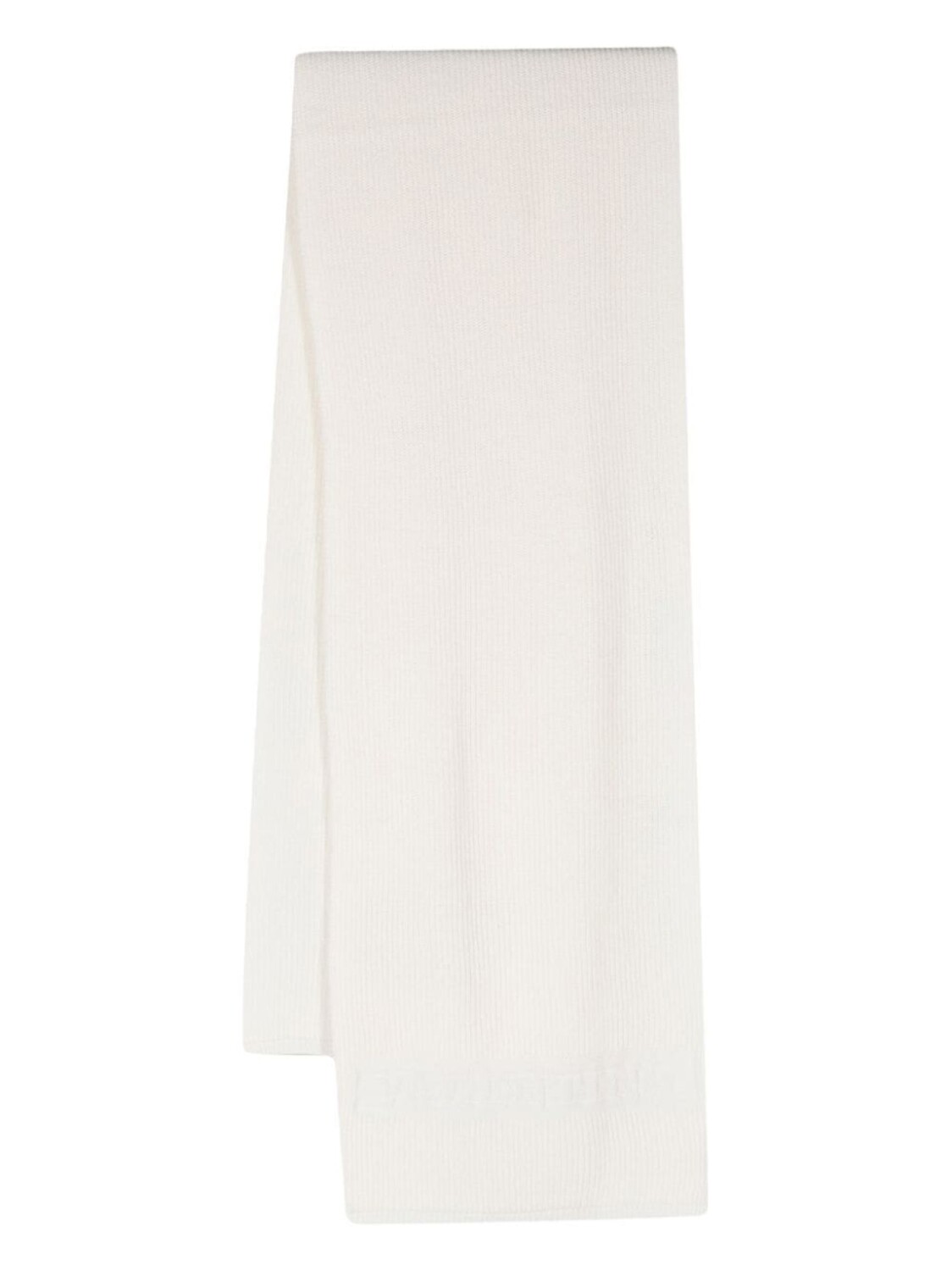 

Valentino Garavani шарф в рубчик с логотипом VLogo Signature, белый