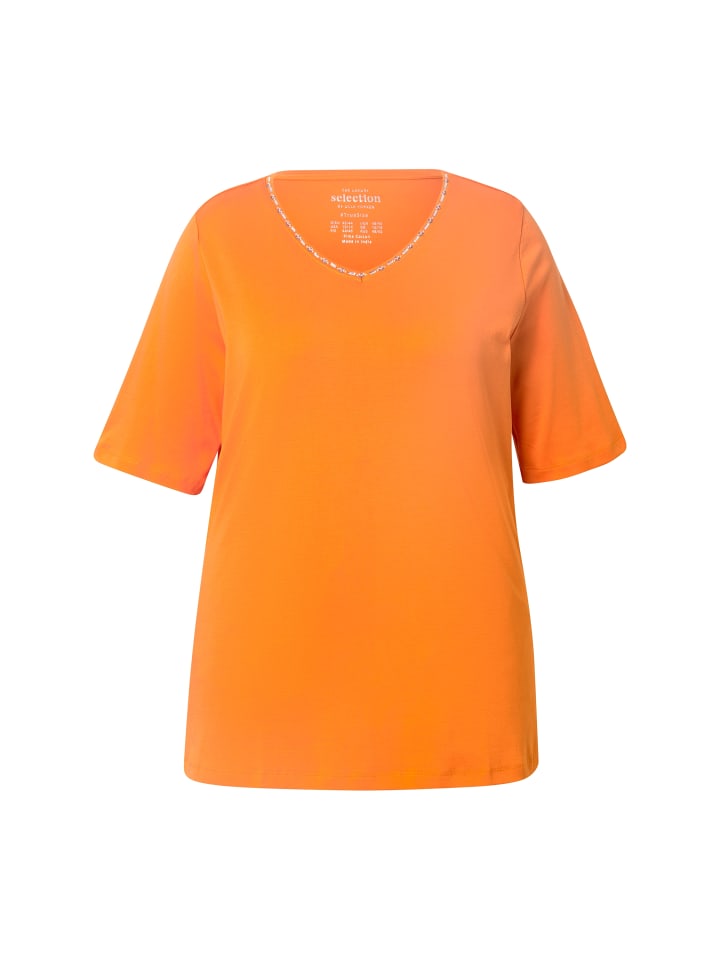 

Футболка Ulla Popken, цвет helles orange
