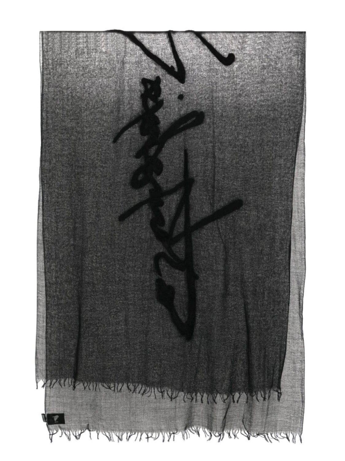 

Yohji Yamamoto шарф с логотипом, черный
