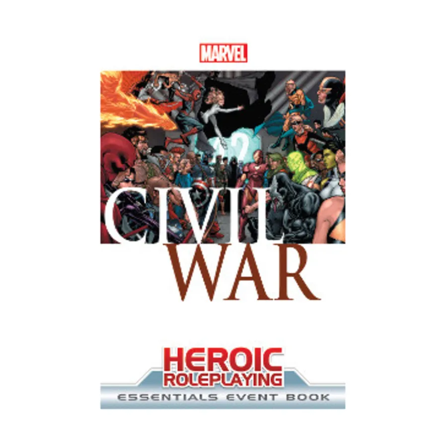 

Civil War - Essentials Event Book, Marvel Heroic Roleplaying, твердый переплет