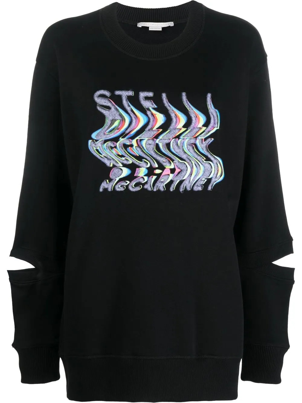 

Толстовка оверсайз с логотипом STELLA MCCARTNEY, черный