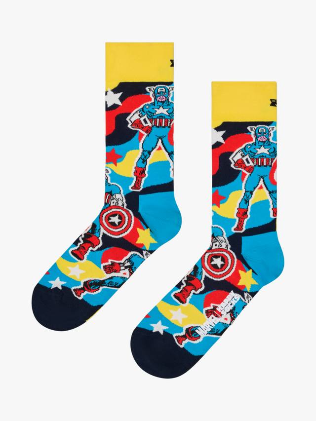 

Носки капитана америки Happy Socks, разноцветный