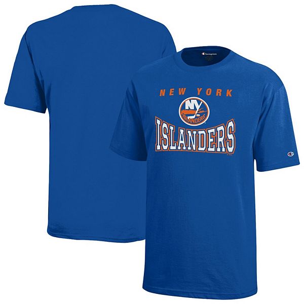 Футболка Youth New York Islanders с принтом в синем цвете Champion — фото 2
