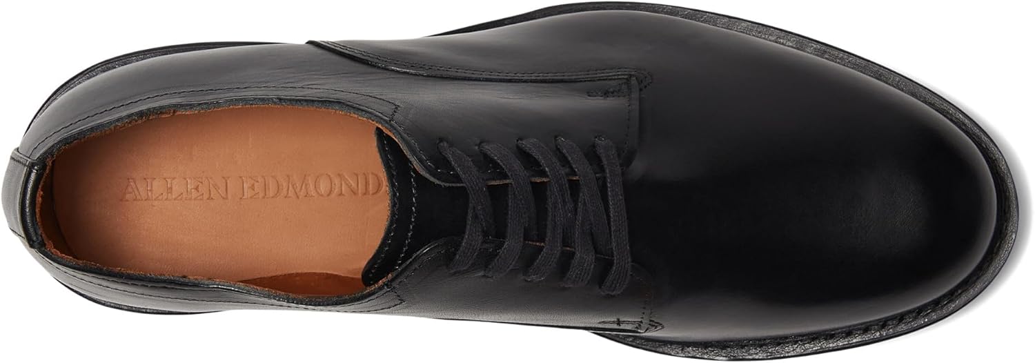 Мужские оксфорды Allen Edmonds Trevor с гладким носком, черный — фото 2
