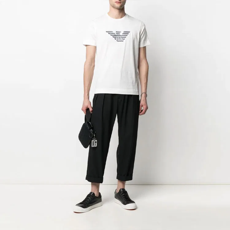 Футболка мужская White EMPORIO ARMANI — фото 3