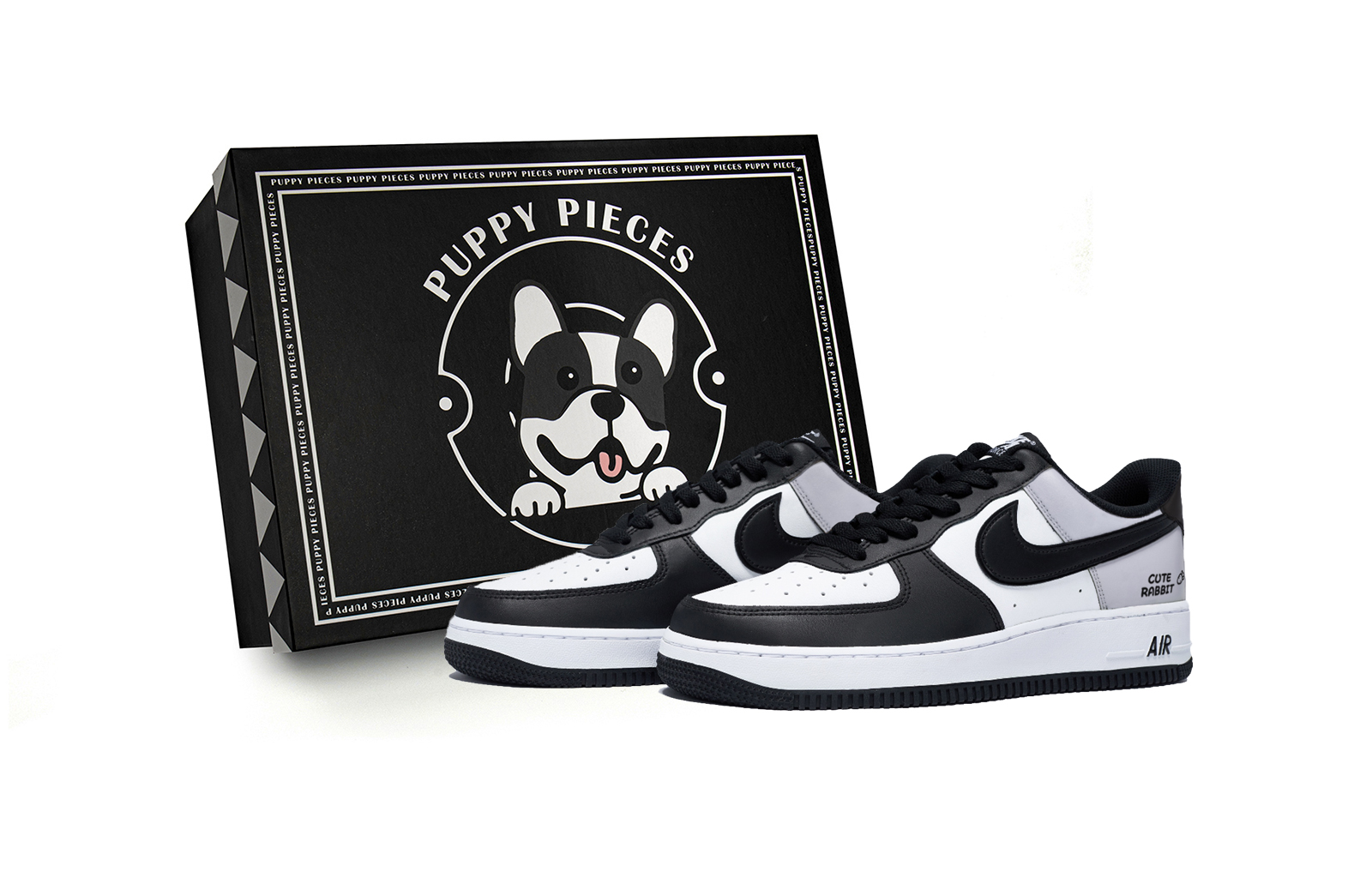 

Nike Кроссовки для скейтбординга Air Force 1, мужские, низкие, белые, темно-серые