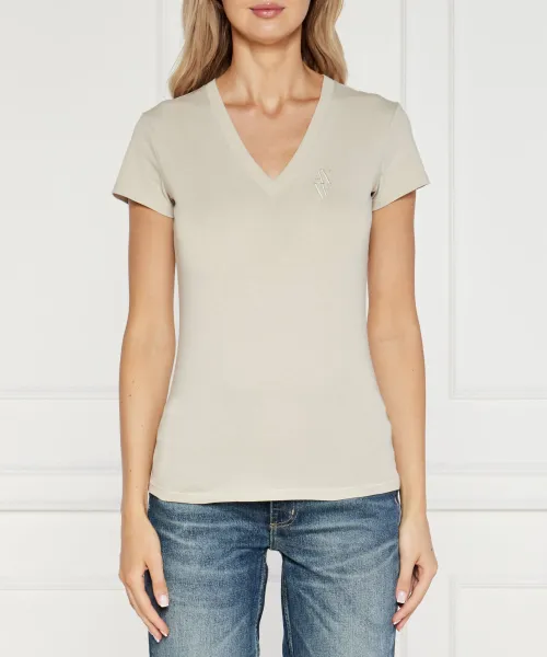 

Футболка Regular fit Armani Exchange, бежевый
