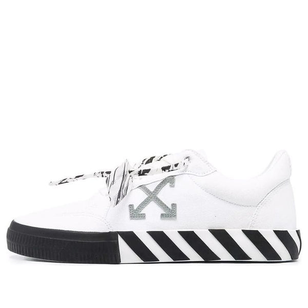 

Кроссовки low vulcanised arrows sneakers white/black Off-White, белый