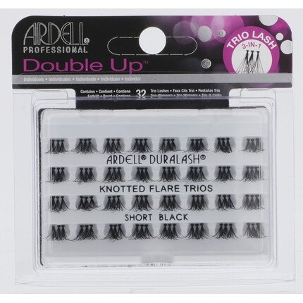 

Короткие черные отдельные накладные ресницы Double Trio 25G, Ardell