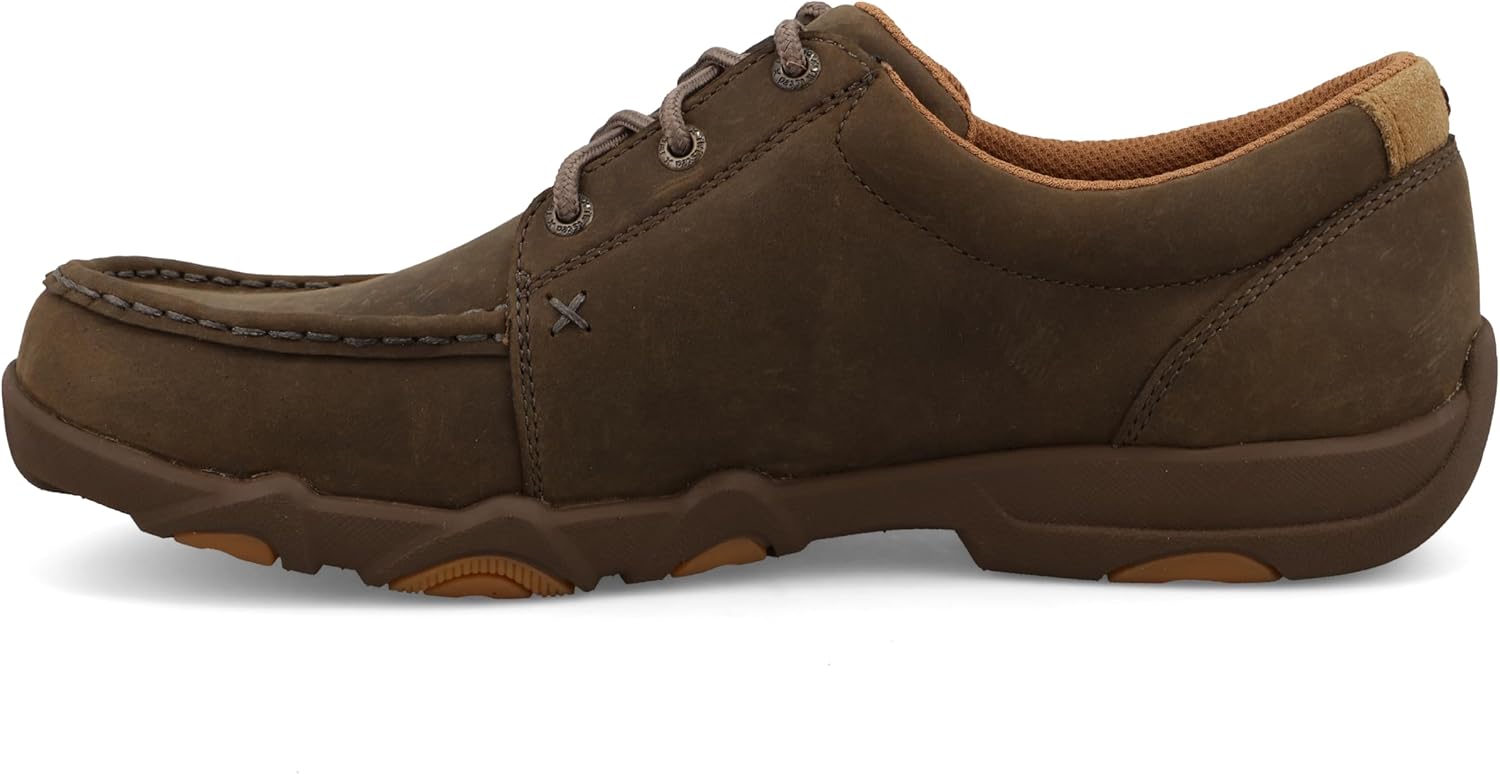 Туфли для лодки Twisted X Men's Ultralite X Driving Moc, Shitake — фото 2