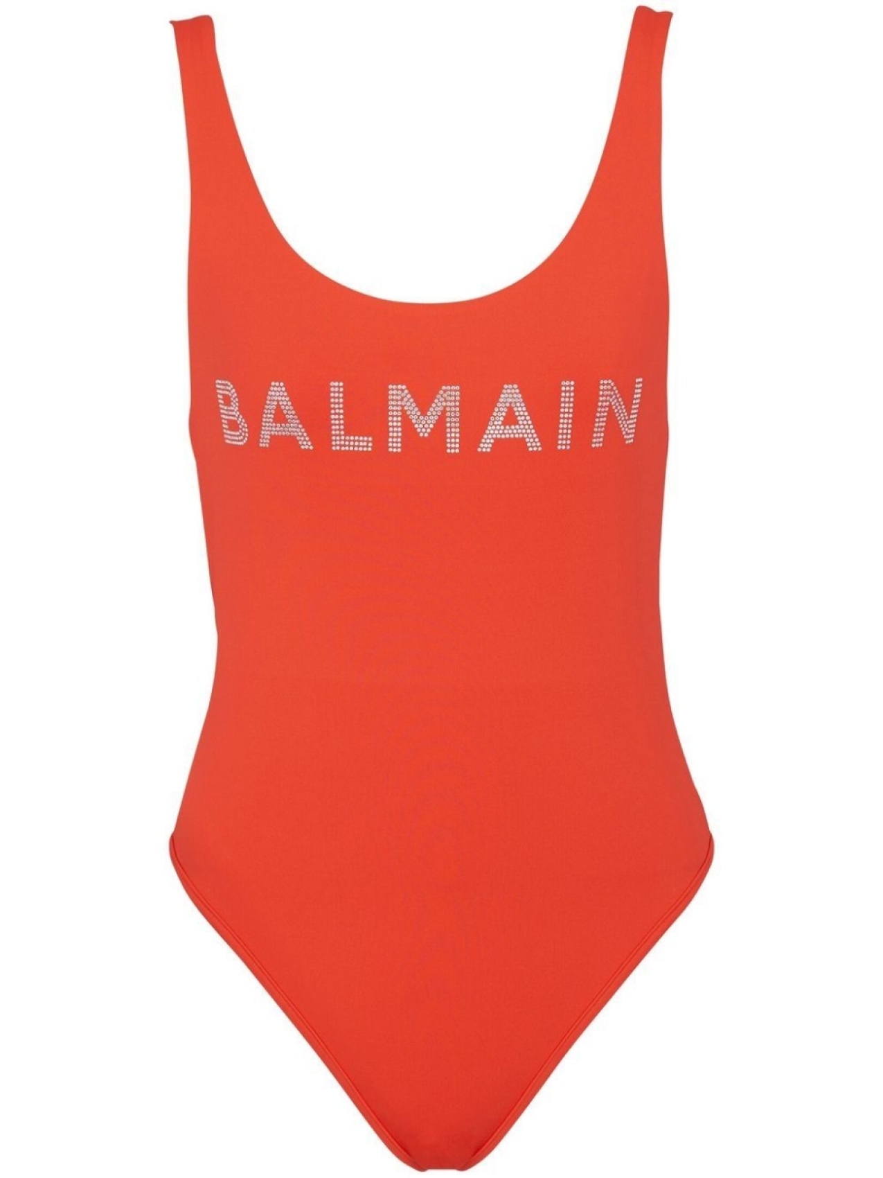 

Balmain купальник с логотипом, красный