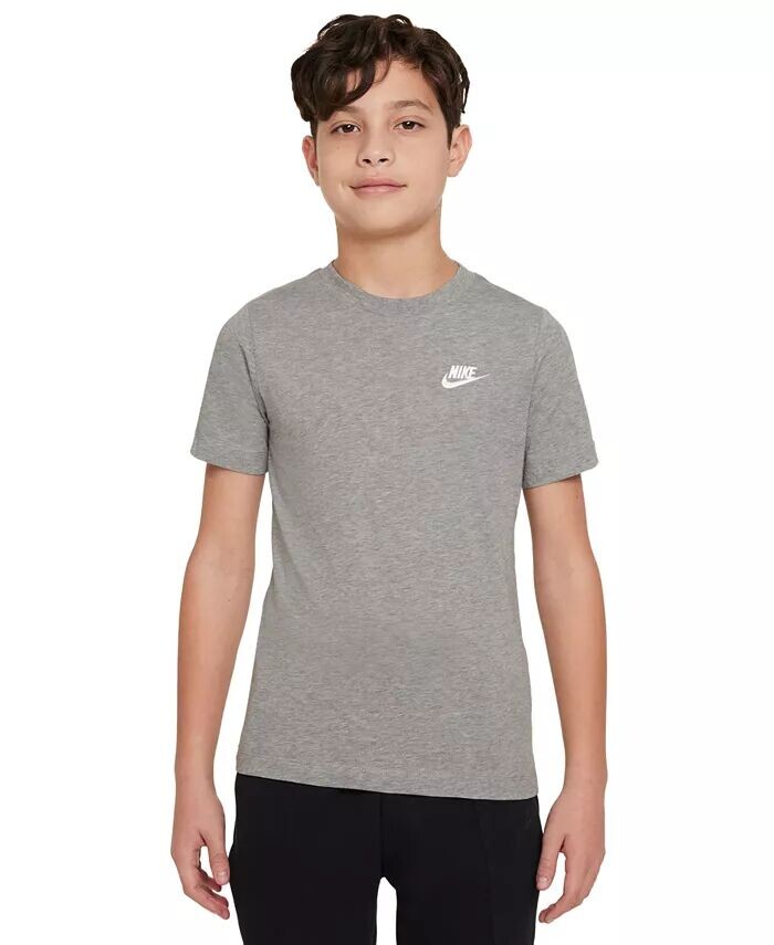 

Футболка с графическим рисунком и вышитым логотипом Big Kids Sportswear Nike, красный