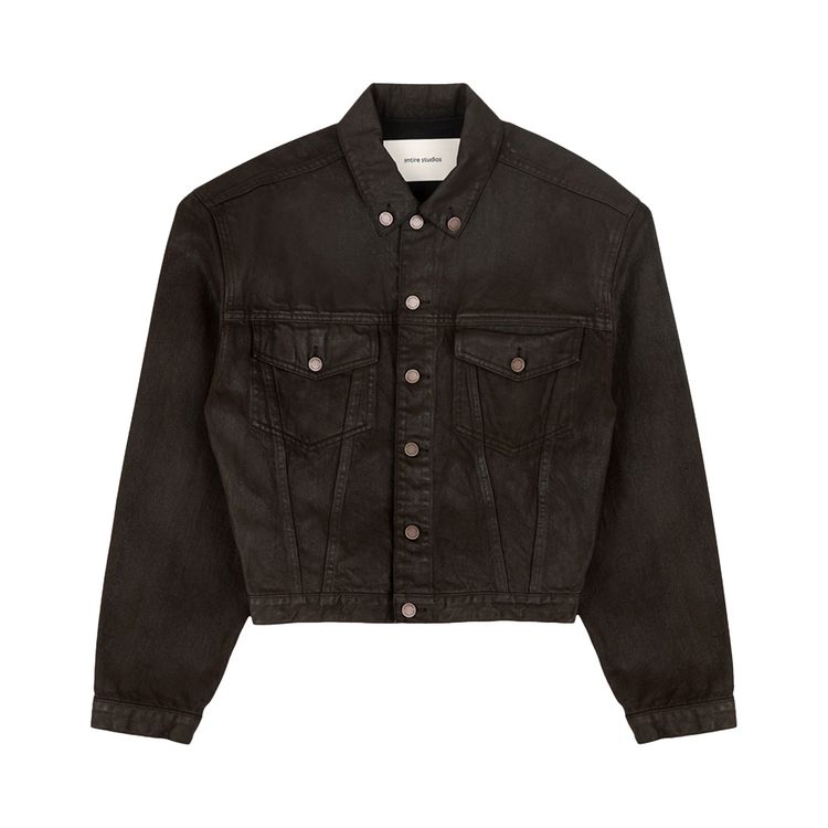 

Куртка Entire Studios Shrunken Denim Jacket 'Mud', коричневый