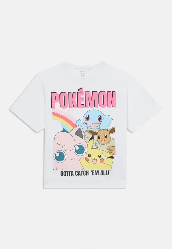 Футболка с принтом Pokemon Name It, белый — фото 3