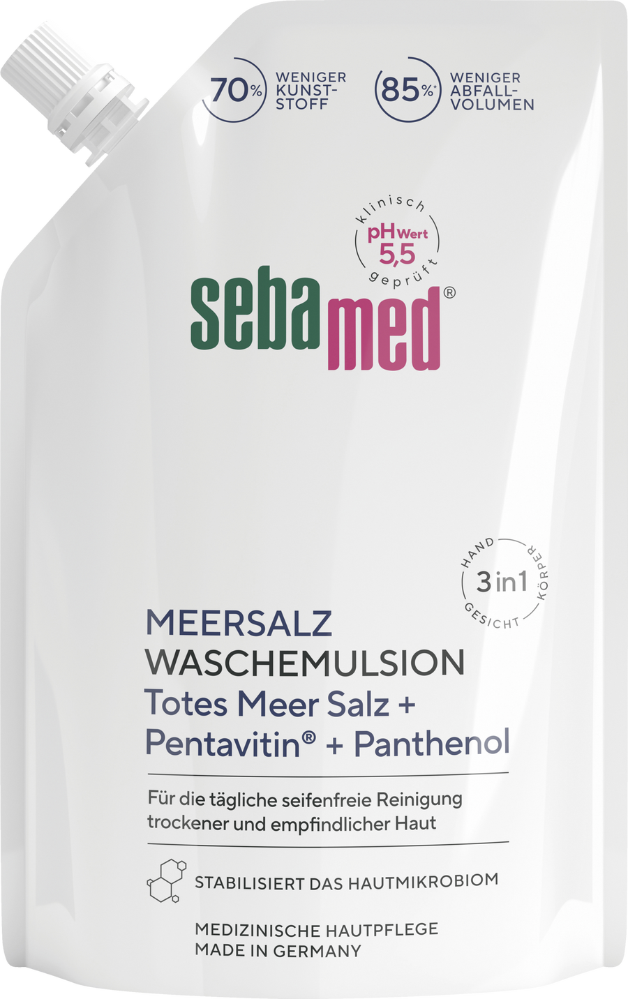

Жидкое мыло sebamed Meersalz Waschemulsion Nachfüllbeutel