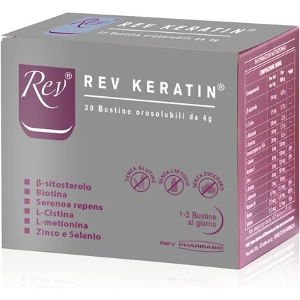 

REV PHARMABIO REV КЕРАТИН 30 капсул Rev Pharmabio Srl