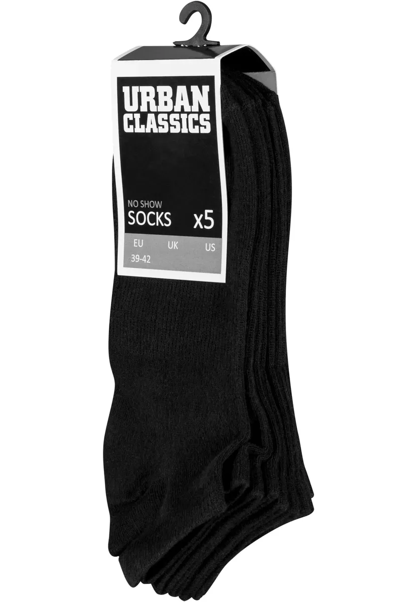 

Чулки URBAN CLASSICS " Urban Classics Unisex No Show Socks 5-Pack" (1 пара), черный