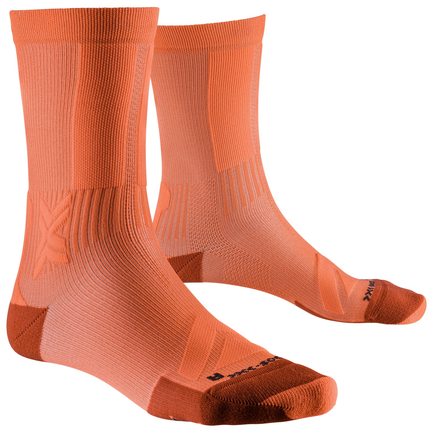 

Велосипедные носки X-Socks Gravel Discover Crew, цвет Sunset Orange