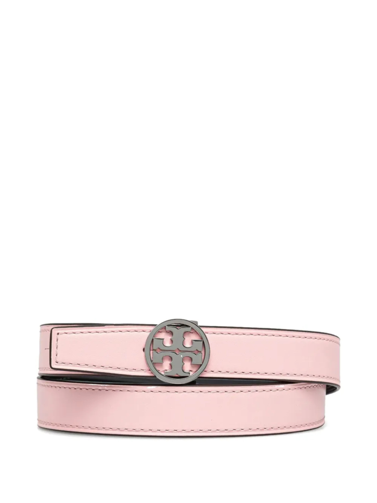 

Ремень кожаный двусторонний Tory Burch, розовый