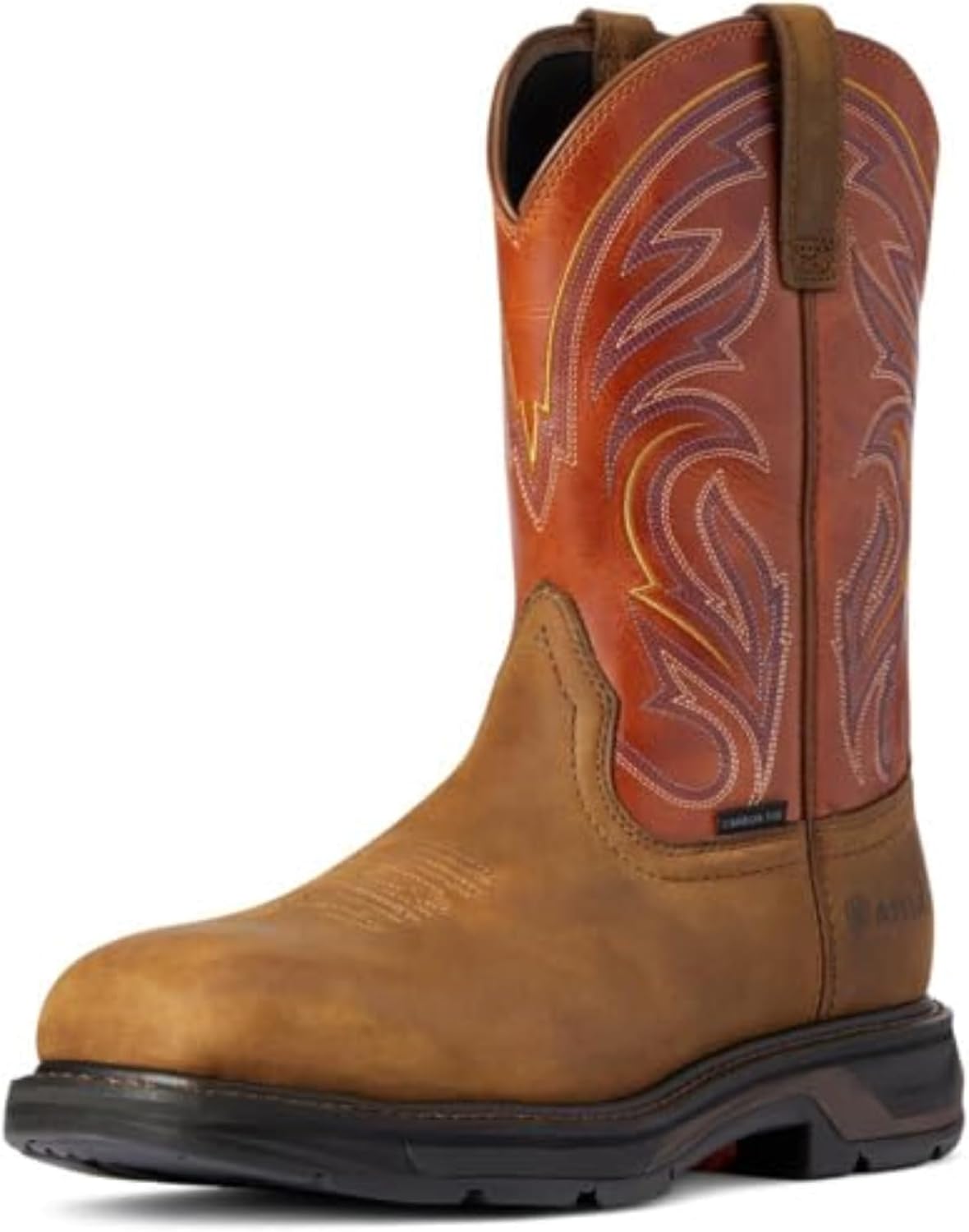 

Ботинки ARIAT WorkHog XT Cottonwood с углеродным носком, Dark Earth/Brick