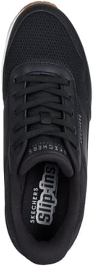 Мужские кроссовки Skechers Uno - Banksia без застежек, черный — фото 3