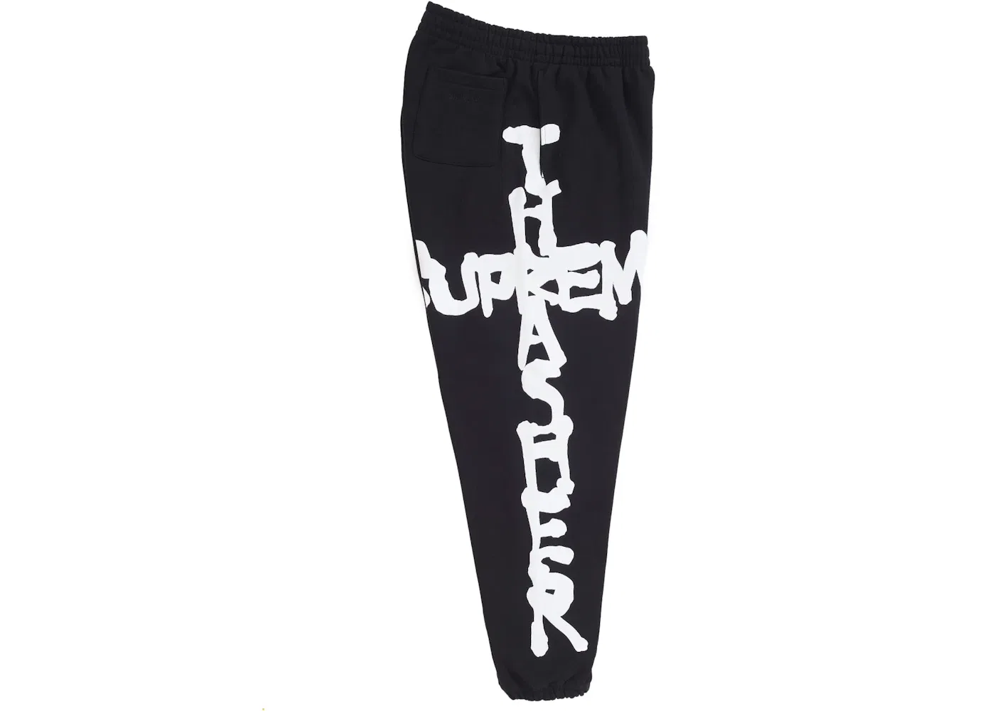 Мужские спортивные штаны Thrasher Sweatpant Supreme, Black — фото 2