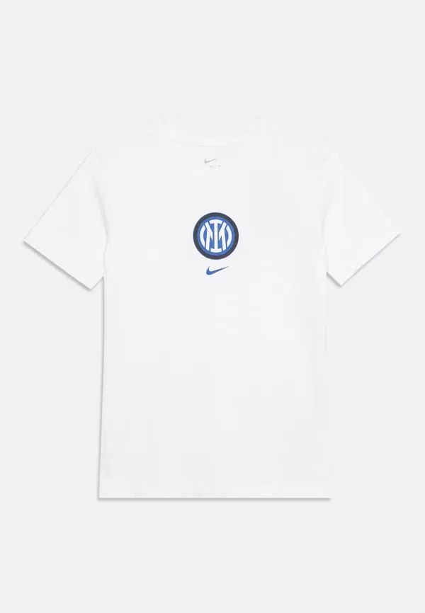 Футболка хлопковая Inter milano crest tee unisex - club wear Nike Performance, white, белый — фото 3